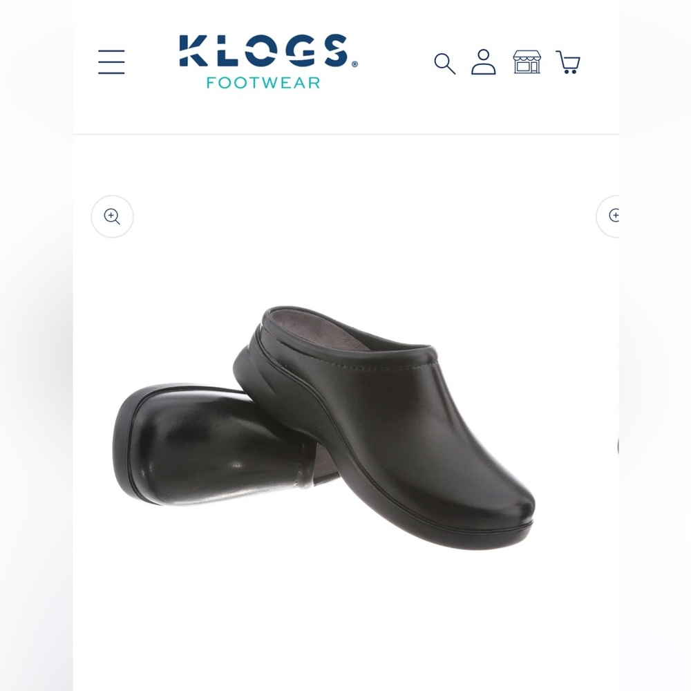Klogs Black Slip-Resistant Footwear
